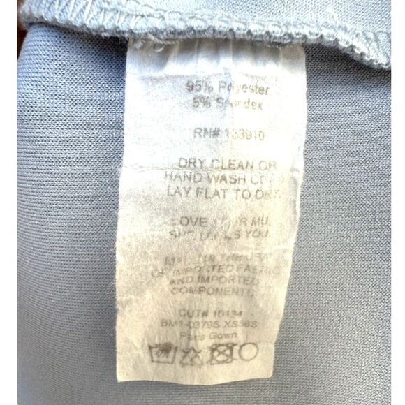 Magaschoni Light Blue Microsuede Open Front Belted Long Duster Coat Size M - Picture 7 of 8